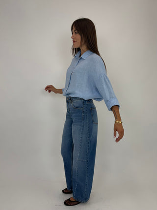 Pantalone denim balloon DFELE025