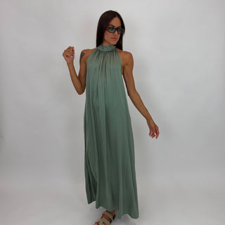 Abito fiocco al collo GFE9382