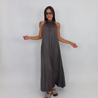 Abito fiocco al collo GFE9382