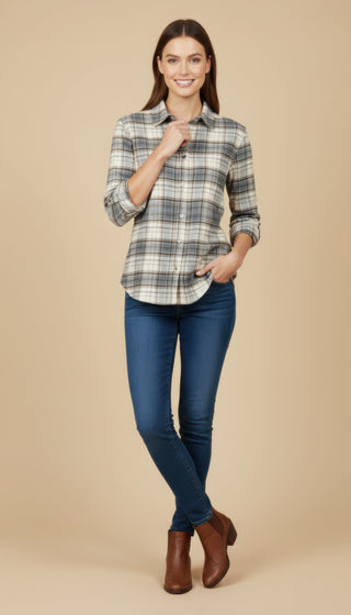 Camicia oversize quadri