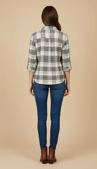 Camicia oversize quadri