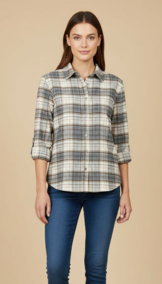 Camicia oversize quadri