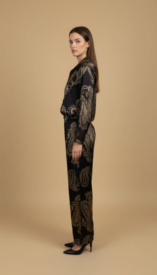 Camicia fantasia paisley viscosa