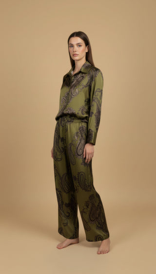 Camicia fantasia paisley viscosa