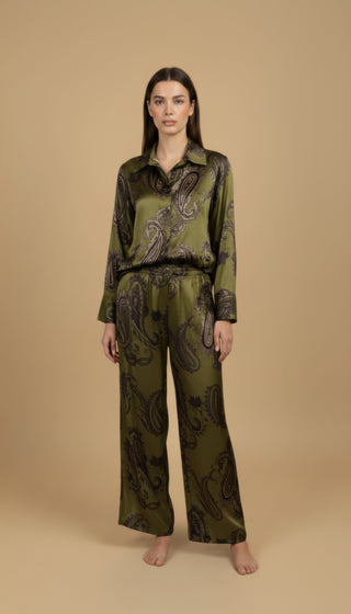 Camicia fantasia paisley viscosa