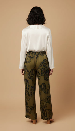 Camicia scollo v rouche