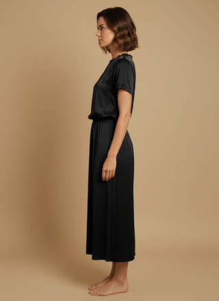 Gonna satin stretch viscosa