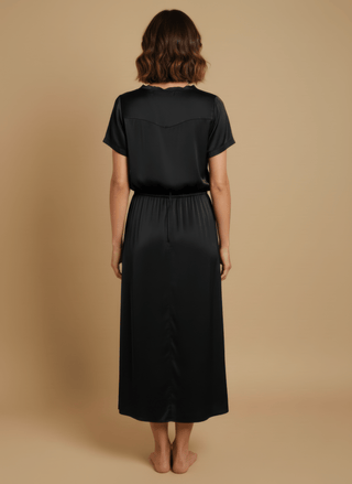 Gonna satin stretch viscosa