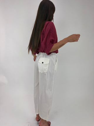 Pantalone balloon tela GFE7306