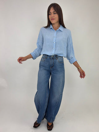 Pantalone denim balloon DFELE025