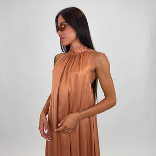 Abito fiocco al collo GFE9382
