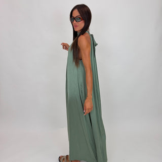 Abito fiocco al collo GFE9382