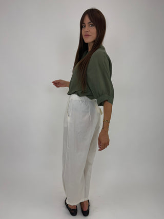 Pantalone balloon tela GFE7306
