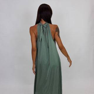Abito fiocco al collo GFE9382