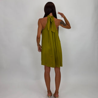 Abito raso fiocco collo GFE9535