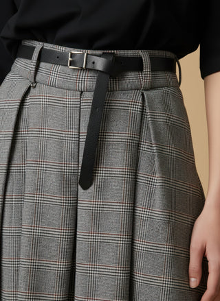 Gonna galles elastico dietro UNI / Grigio