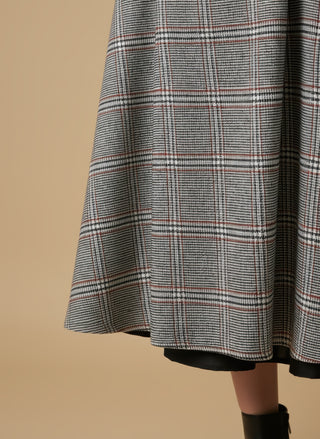 Gonna galles elastico dietro UNI / Grigio