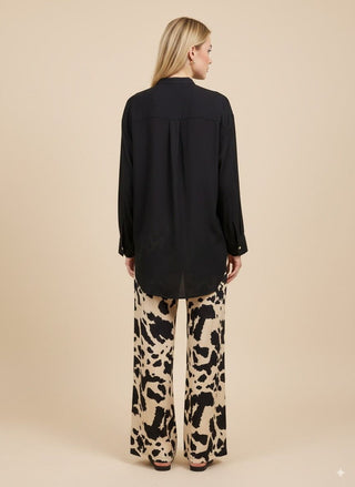 Camicia oversize spacchi