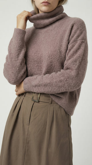 Maglia dolcevita baby alpaca cxa 24655