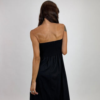 Abito - Abito lungo fascia ALE8879 - Nero - VEVI