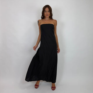 Abito - Abito lungo fascia ALE8879 - Nero - VEVI