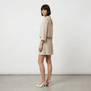 Abito - Abito m/l elastico vita GFE5601 - Beige - VEVI