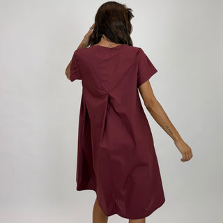 Abito - Abito m/m trapezio - Rosso india - VEVI