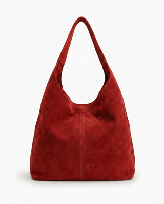 Borsa - Borsa sacca suede BFE041 - Rosso - VEVI
