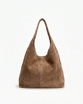 Borsa - Borsa sacca suede BFE041 - Tortora - VEVI