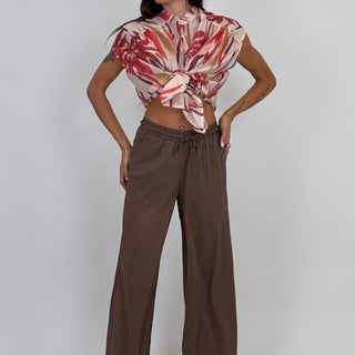 Camicia - Camicia coreana fantasia sfumata GFE5607F-2 - Rosso india - VEVI