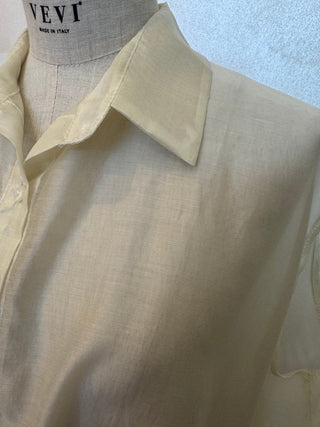 Camicia - Camicia coreana mussola GFE5352 - Burro - VEVI