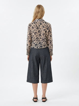 Camicia - Camicia cotone fantasia GFE5341 - 1F - Blu - VEVI