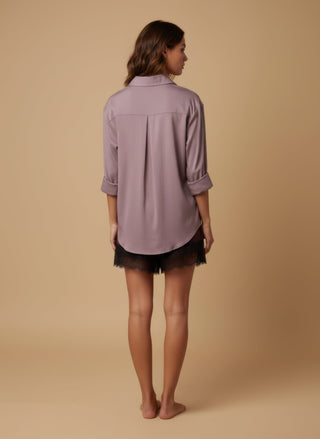 Camicia - Camicia doppio cannoncino coda - Malva - vevi.it