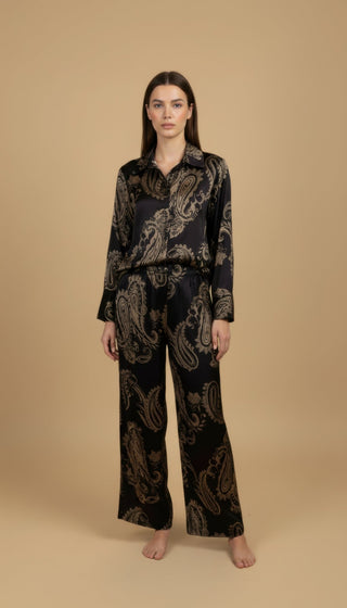 Camicia - Camicia fantasia paisley viscosa - Moro - vevi.it