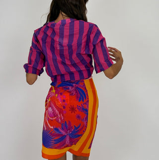 Camicia - Camicia m/m riga CVE387-3 - Fuxia - VEVI