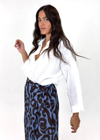 Camicia - Camicia mussola cotone GFE5341M - Bianco - VEVI