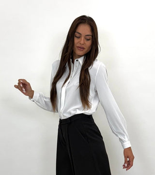 Camicia - Camicia piping doppio cannoncino LUICM391 - Bianco - VEVI