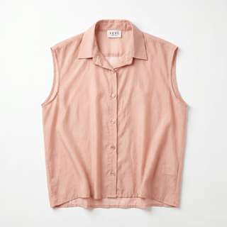 Camicia - Camicia smanicata tencell LUE482961 - Rosa - VEVI