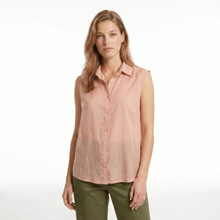 Camicia - Camicia smanicata tencell LUE482961 - Rosa - VEVI