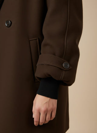 Cappotto - Cappotto corto doppio petto lana - Tortora - VEVI