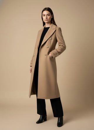 Cappotto - Cappotto doppio petto - Cammello - VEVI