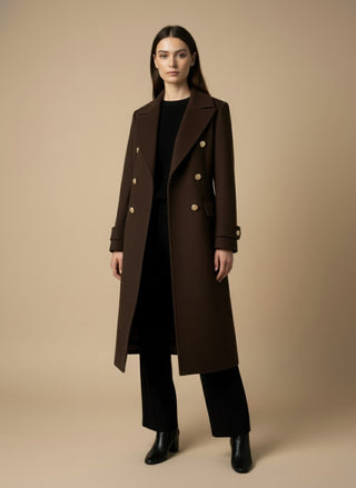 Cappotto - Cappotto doppio petto - Cammello - VEVI