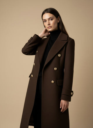 Cappotto - Cappotto doppio petto - Cammello - VEVI