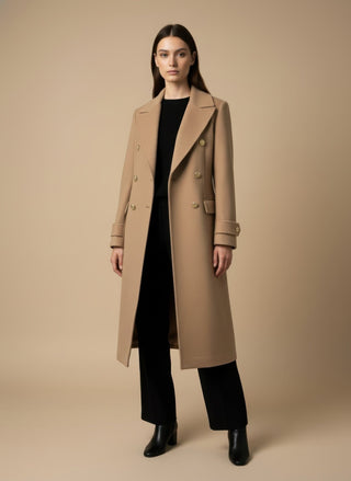 Cappotto - Cappotto doppio petto - Cammello - VEVI