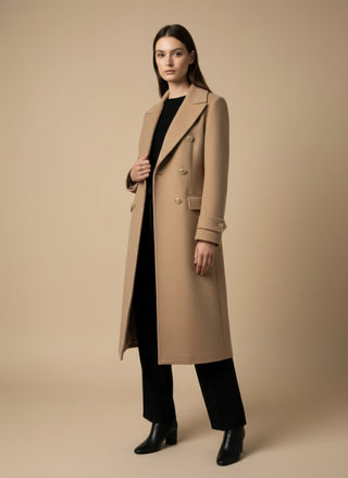 Cappotto - Cappotto doppio petto - Cammello - VEVI