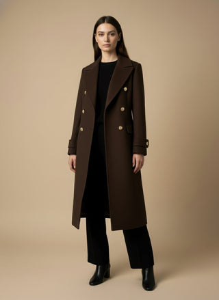 Cappotto - Cappotto doppio petto - Cammello - VEVI