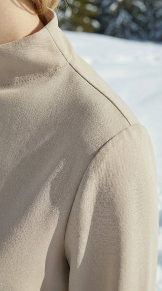 Casacca - Casacca collo vulcano spacchetti - Burro - VEVI