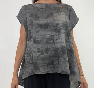 Casacca - Casacca fantasia coda AUEZH62M - Grigio - VEVI