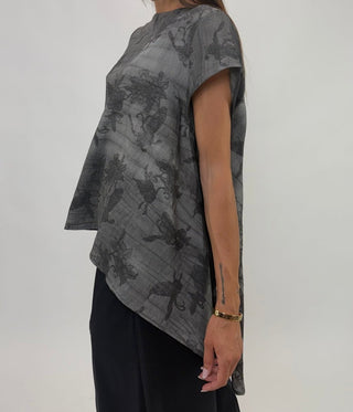 Casacca - Casacca fantasia coda AUEZH62M - Grigio - VEVI