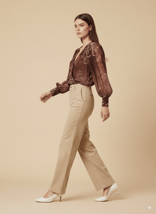 Casacca - Casacca incrociata fantasia - Bordeaux - vevi.it